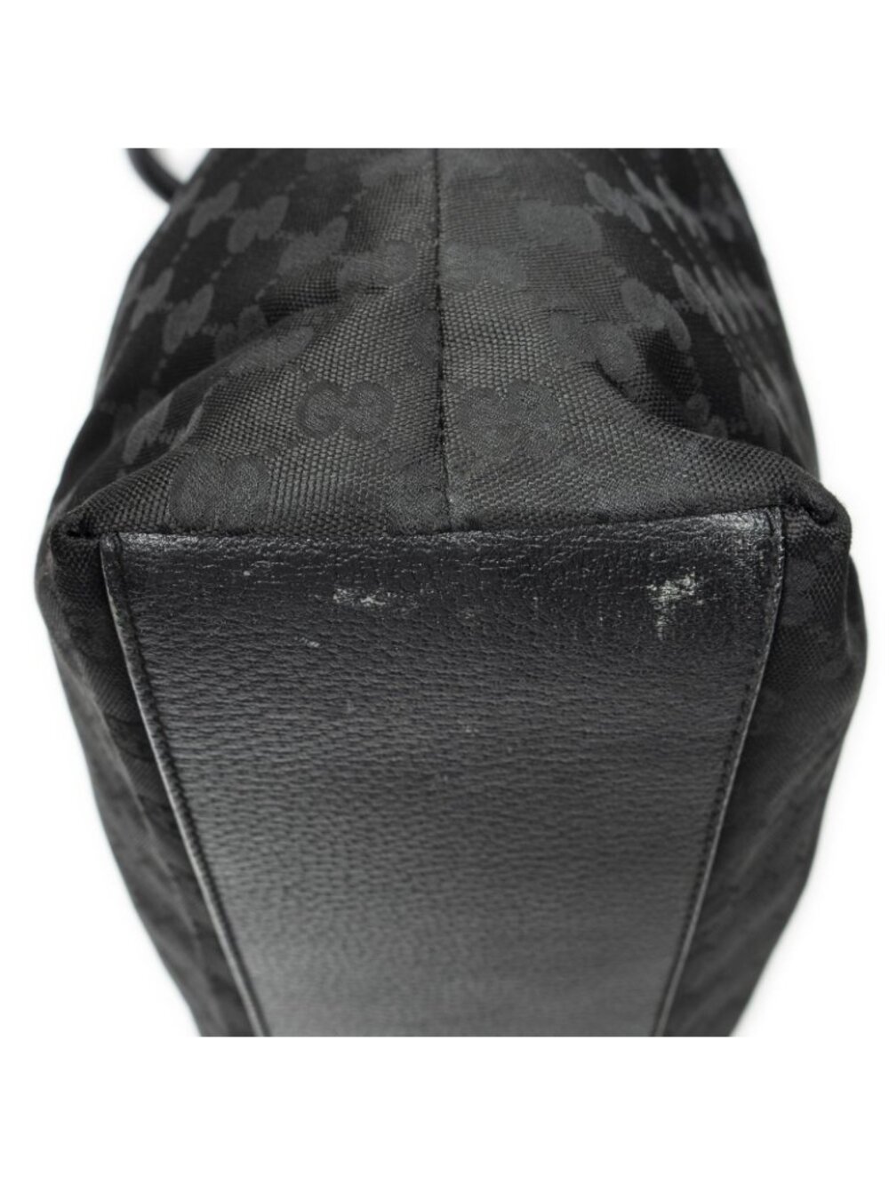 Gucci Vertical Tote Black GG Nylon Canvas - Picture 7 of 10